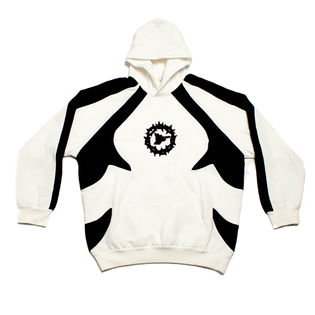 Thorns Logo Stitched Hoodie Inverted
